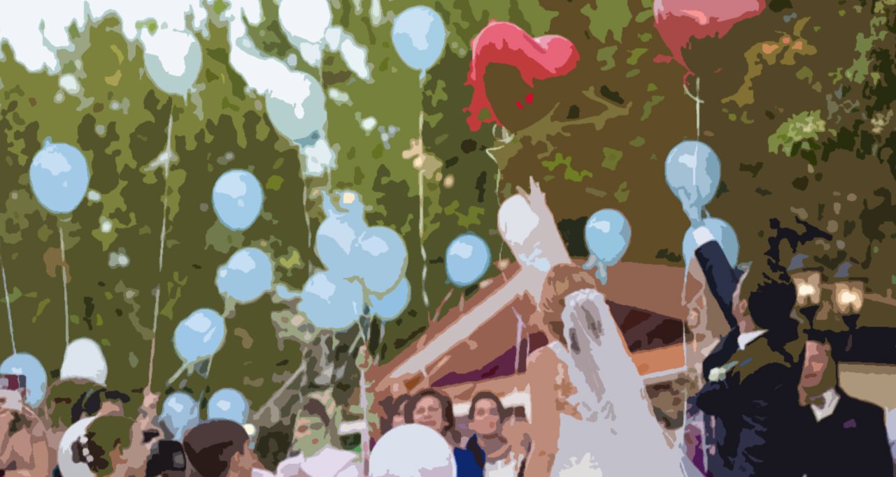ritual lanzar globos boda civil